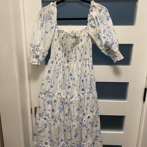 Hill House Blue Botanical Nap Dress
